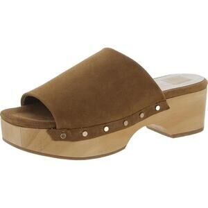 Dolce Vita Dorado Suede Mule Sandal - 7 Brown